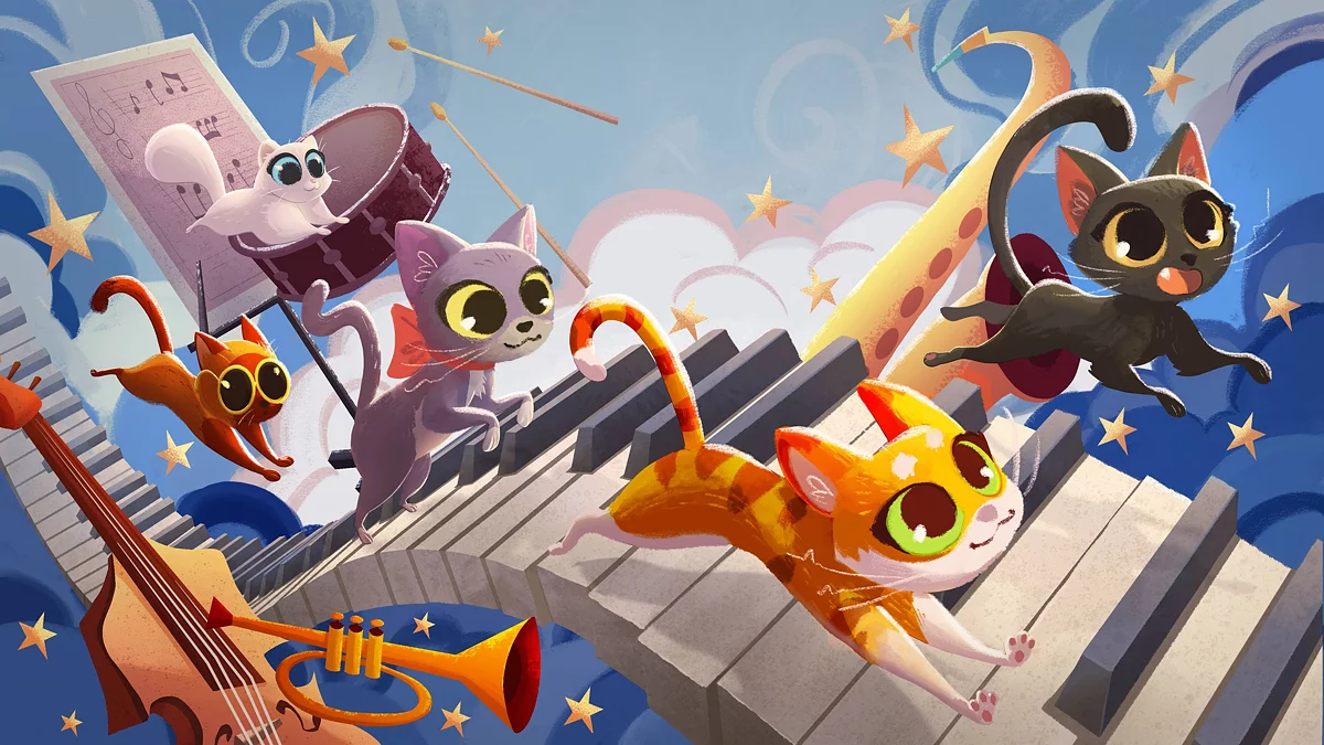 Скриншот из игры Jumping Jazz Cats - 8
