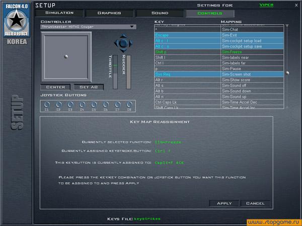 Скриншот из игры Falcon 4.0: Allied Force - 96
