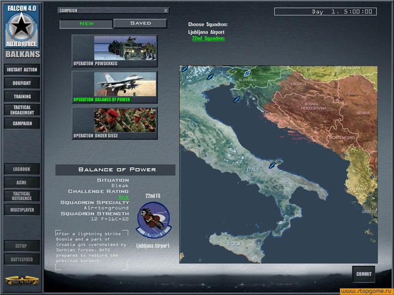 Скриншот из игры Falcon 4.0: Allied Force - 35