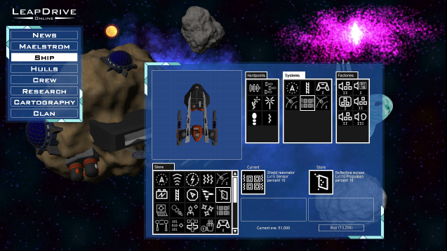 Скриншот из игры LeapDrive Online - 3