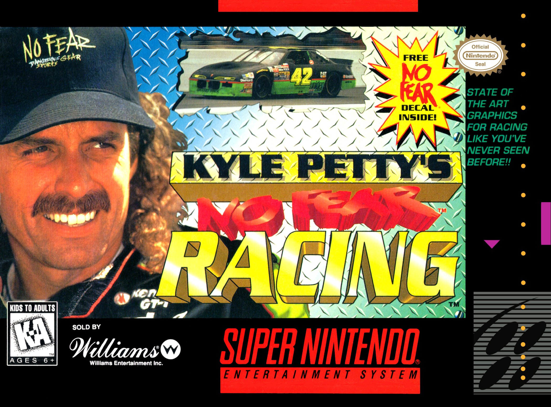 Обложка игры Kyle Petty's No Fear Racing