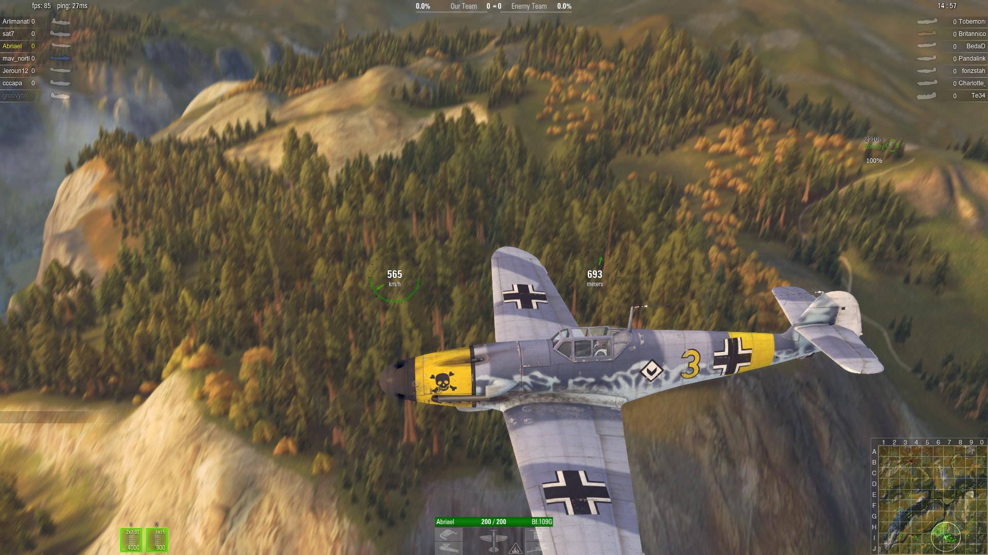 Скриншот из игры World of Warplanes - 175