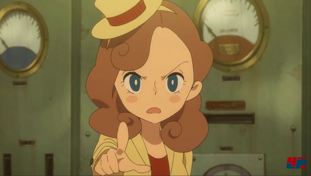 Скриншот из игры Lady Layton: The Conspiracy of King Millionaire Ariadne - 4