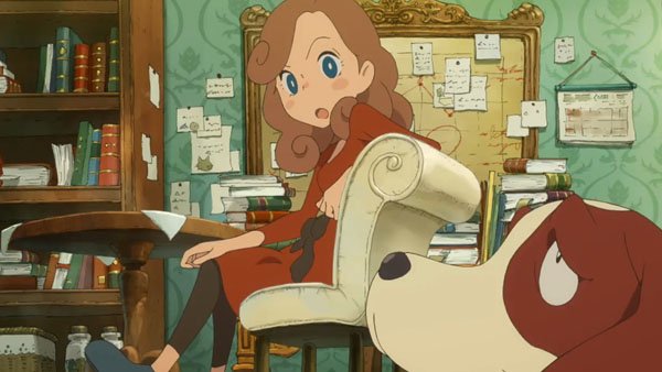 Скриншот из игры Lady Layton: The Conspiracy of King Millionaire Ariadne - 1