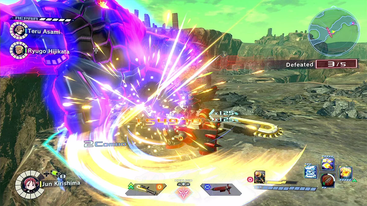 Скриншот из игры MEGATON MUSASHI W: WIRED - 3
