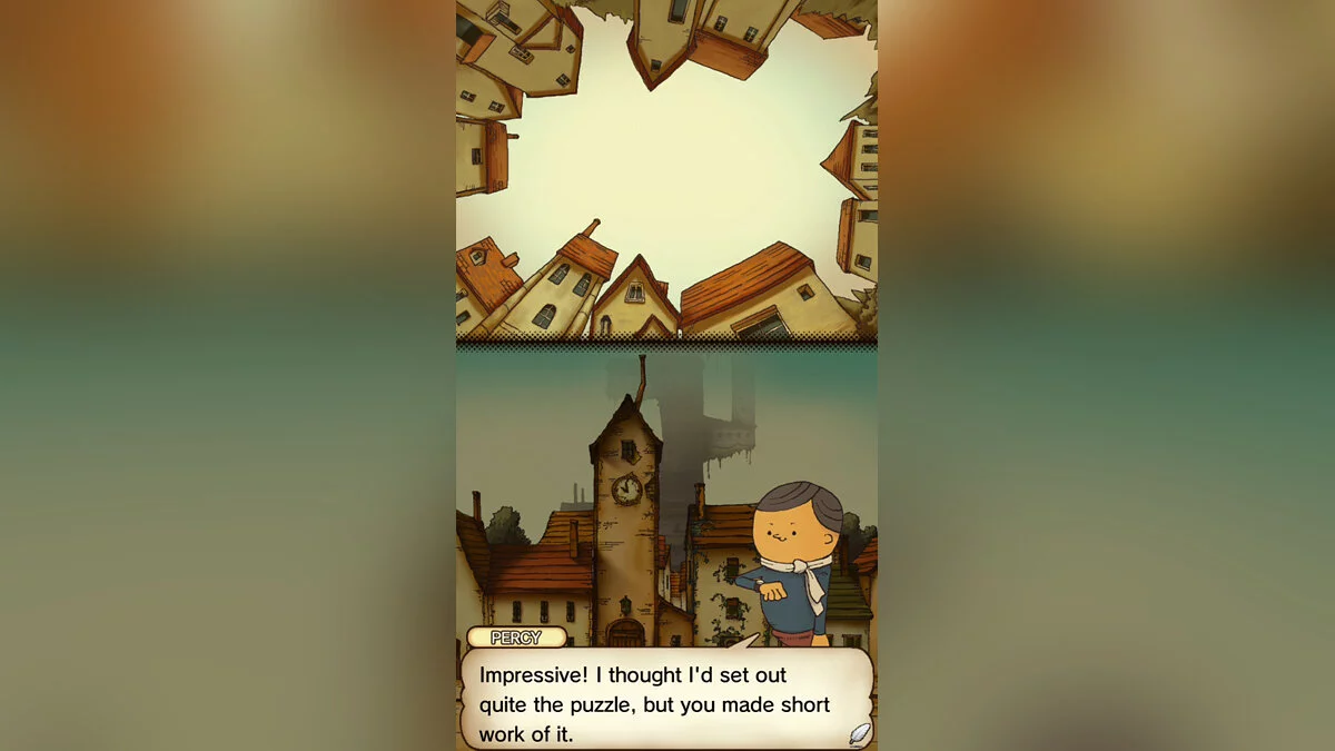 Скриншот из игры Professor Layton and the Curious Village - 4