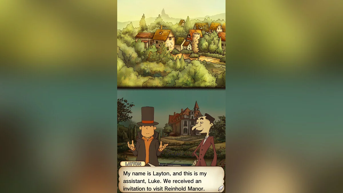 Скриншот из игры Professor Layton and the Curious Village - 14