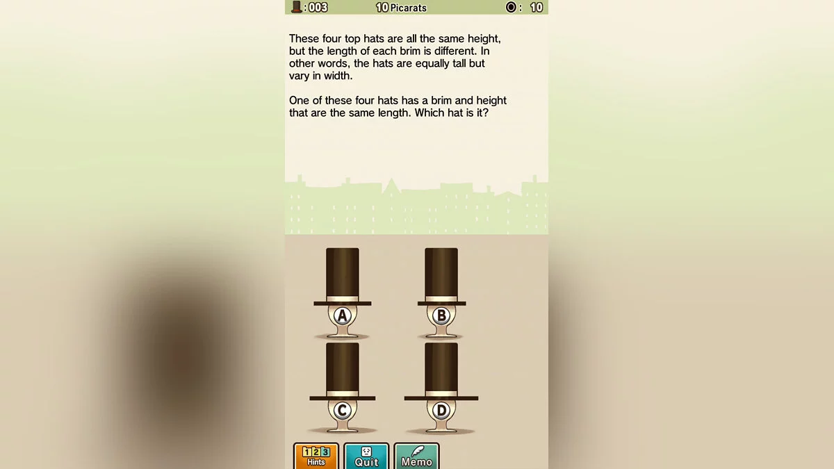 Скриншот из игры Professor Layton and the Curious Village - 7