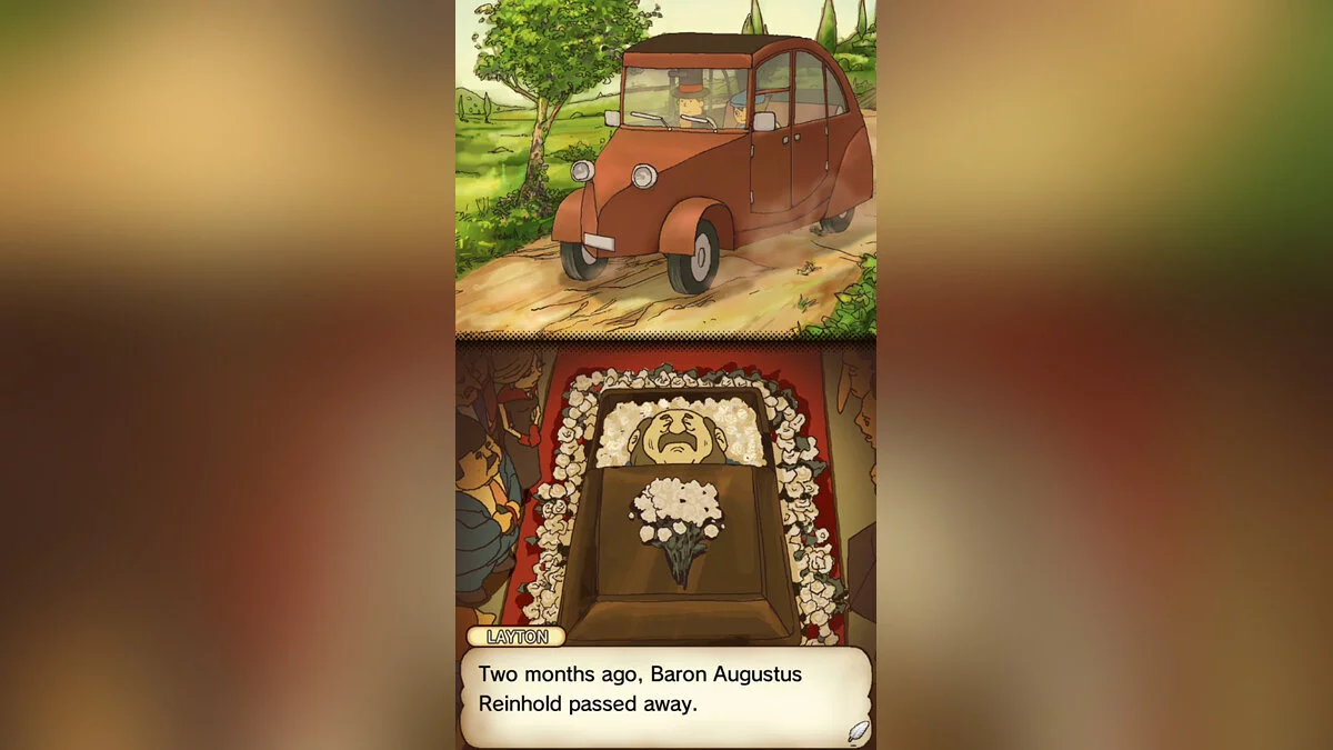 Скриншот из игры Professor Layton and the Curious Village - 16