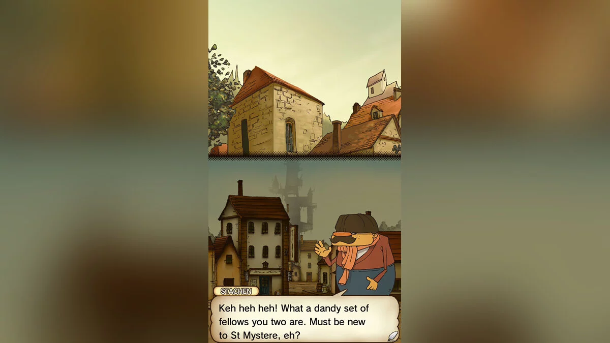 Скриншот из игры Professor Layton and the Curious Village - 11