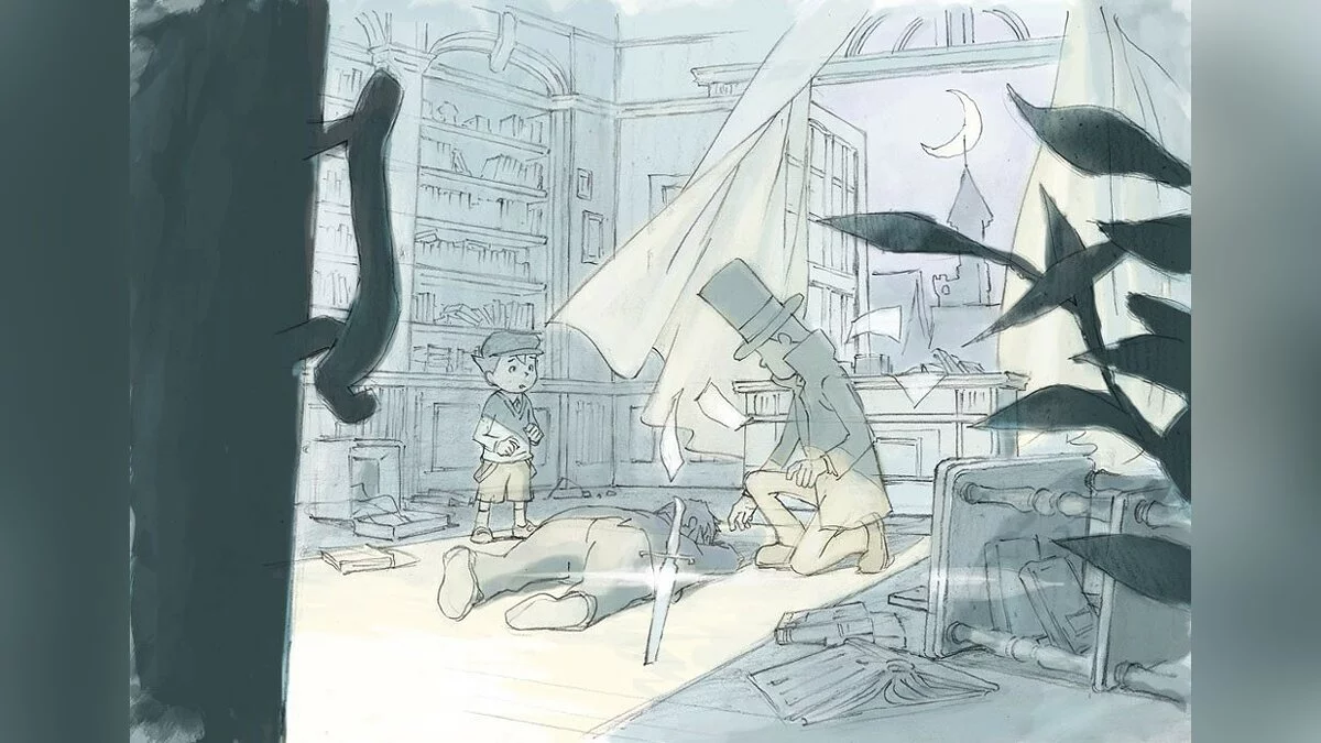 Скриншот из игры Professor Layton and The Diabolical Box - 13