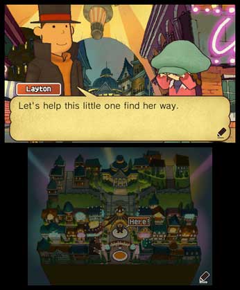 Скриншот из игры Professor Layton and the Miracle Mask - 34