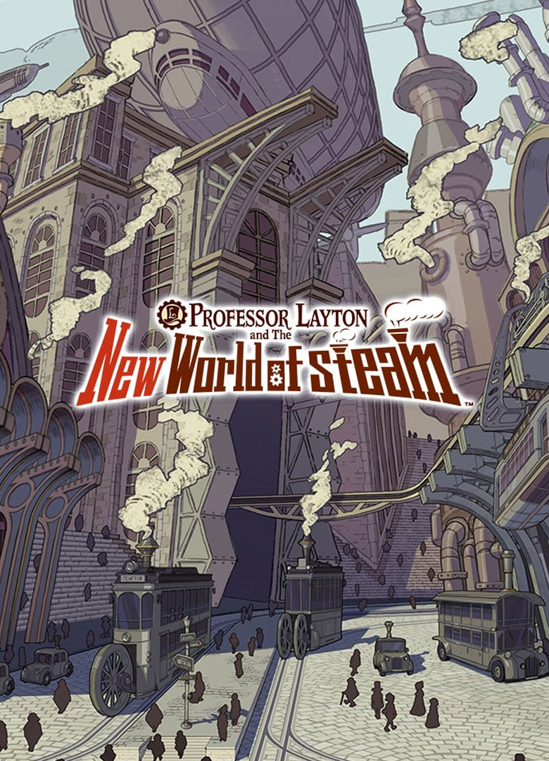 Обложка игры Professor Layton and The New World of Steam