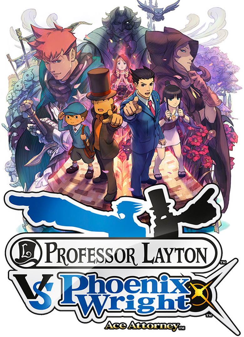 Обложка игры Professor Layton vs. Ace Attorney