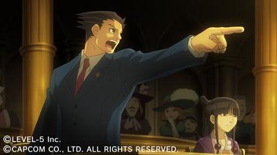 Скриншот из игры Professor Layton vs. Ace Attorney - 3