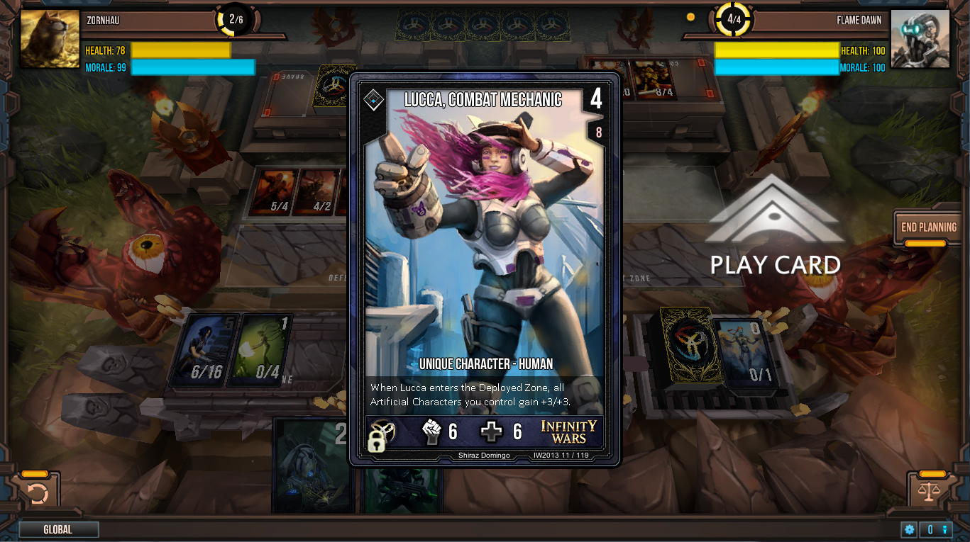 Скриншот из игры Infinity Wars - Animated Trading Card Game - 21