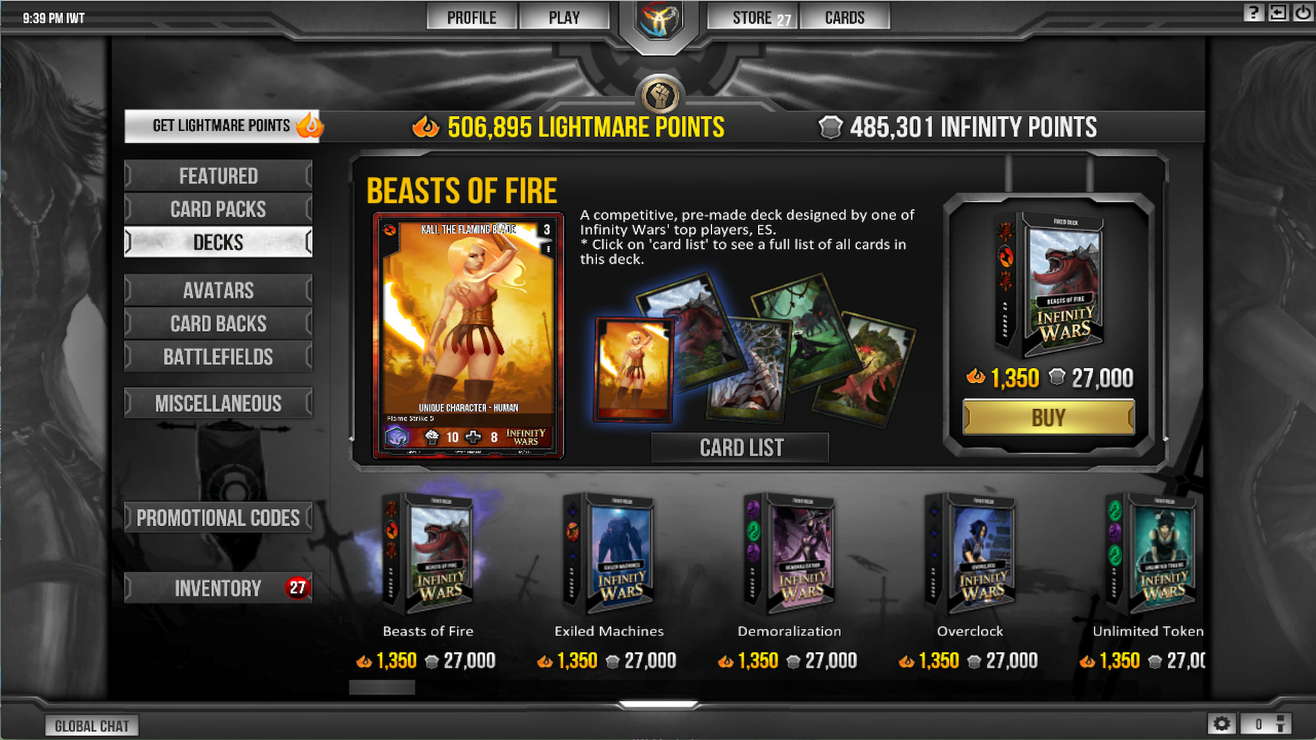 Скриншот из игры Infinity Wars - Animated Trading Card Game - 45