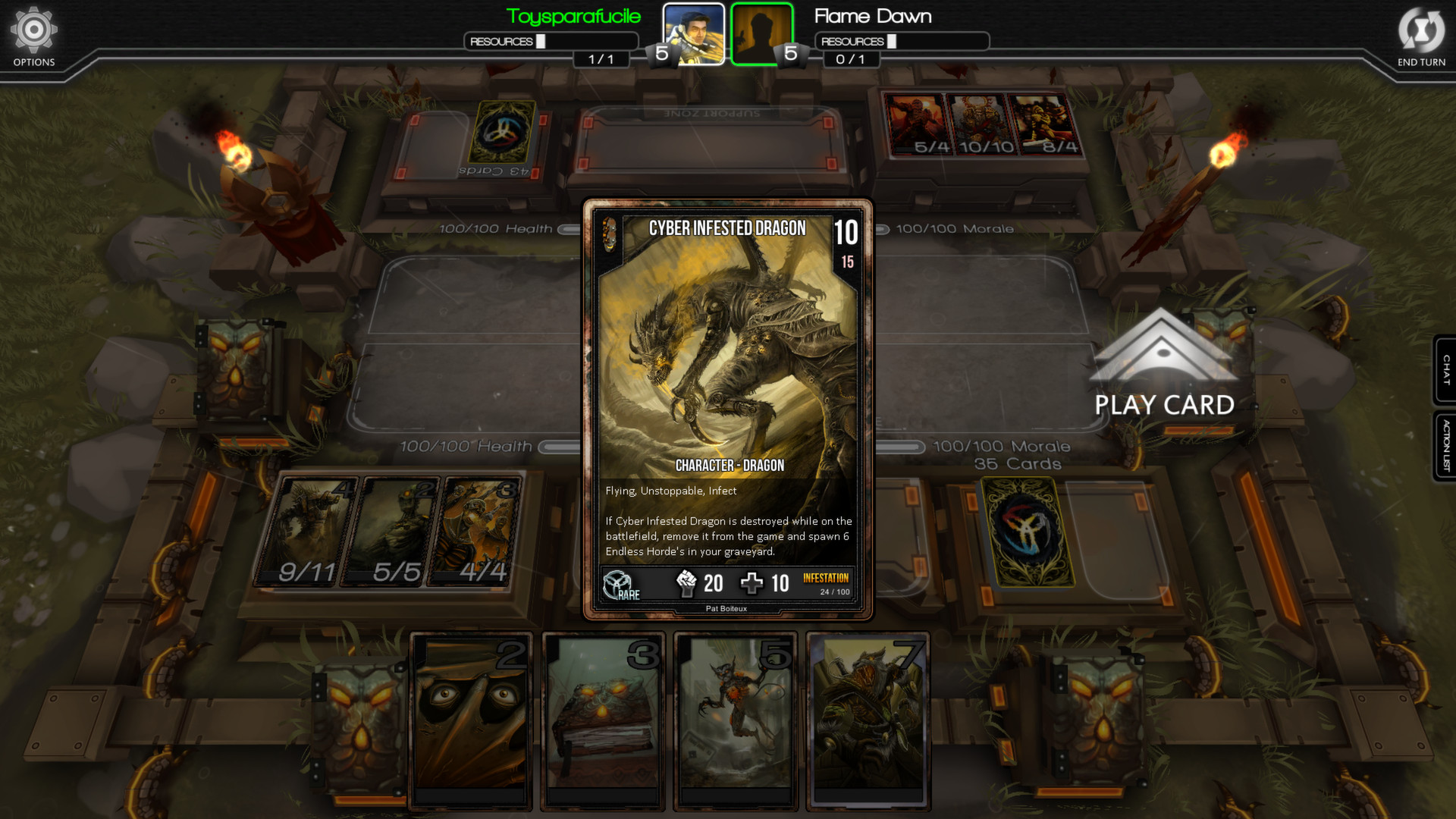 Скриншот из игры Infinity Wars - Animated Trading Card Game - 51