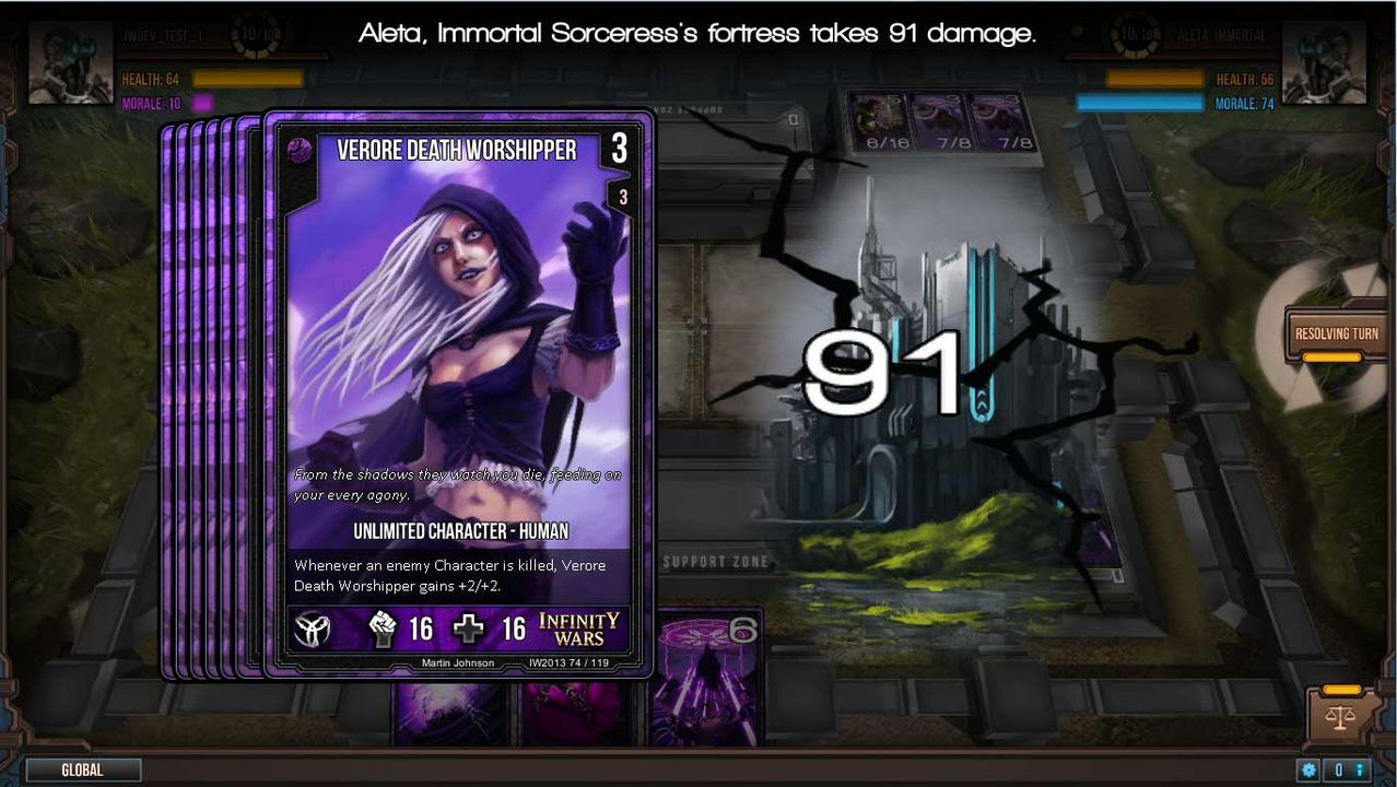 Скриншот из игры Infinity Wars - Animated Trading Card Game - 46