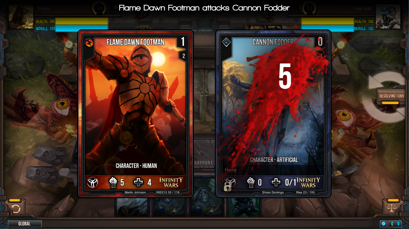 Скриншот из игры Infinity Wars - Animated Trading Card Game - 34