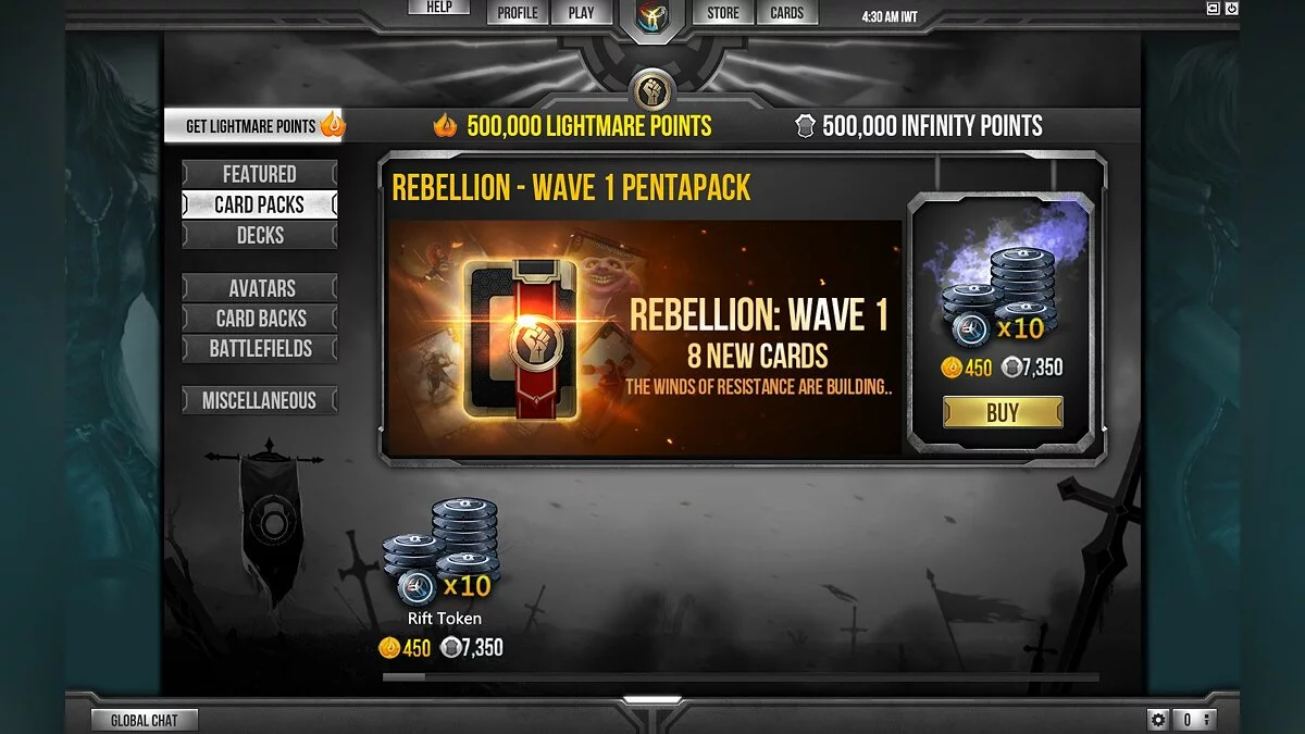 Скриншот из игры Infinity Wars - Animated Trading Card Game - 18