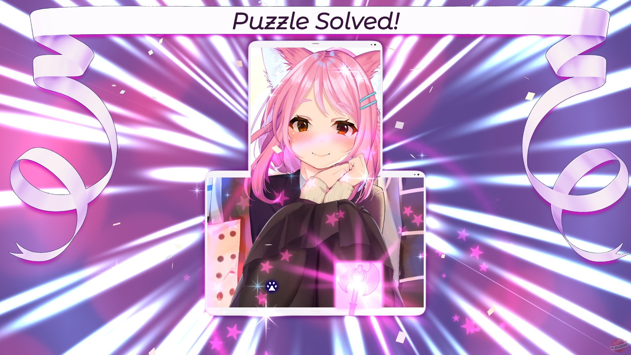 Скриншот из игры Mosaique Neko Waifus 4 - 6