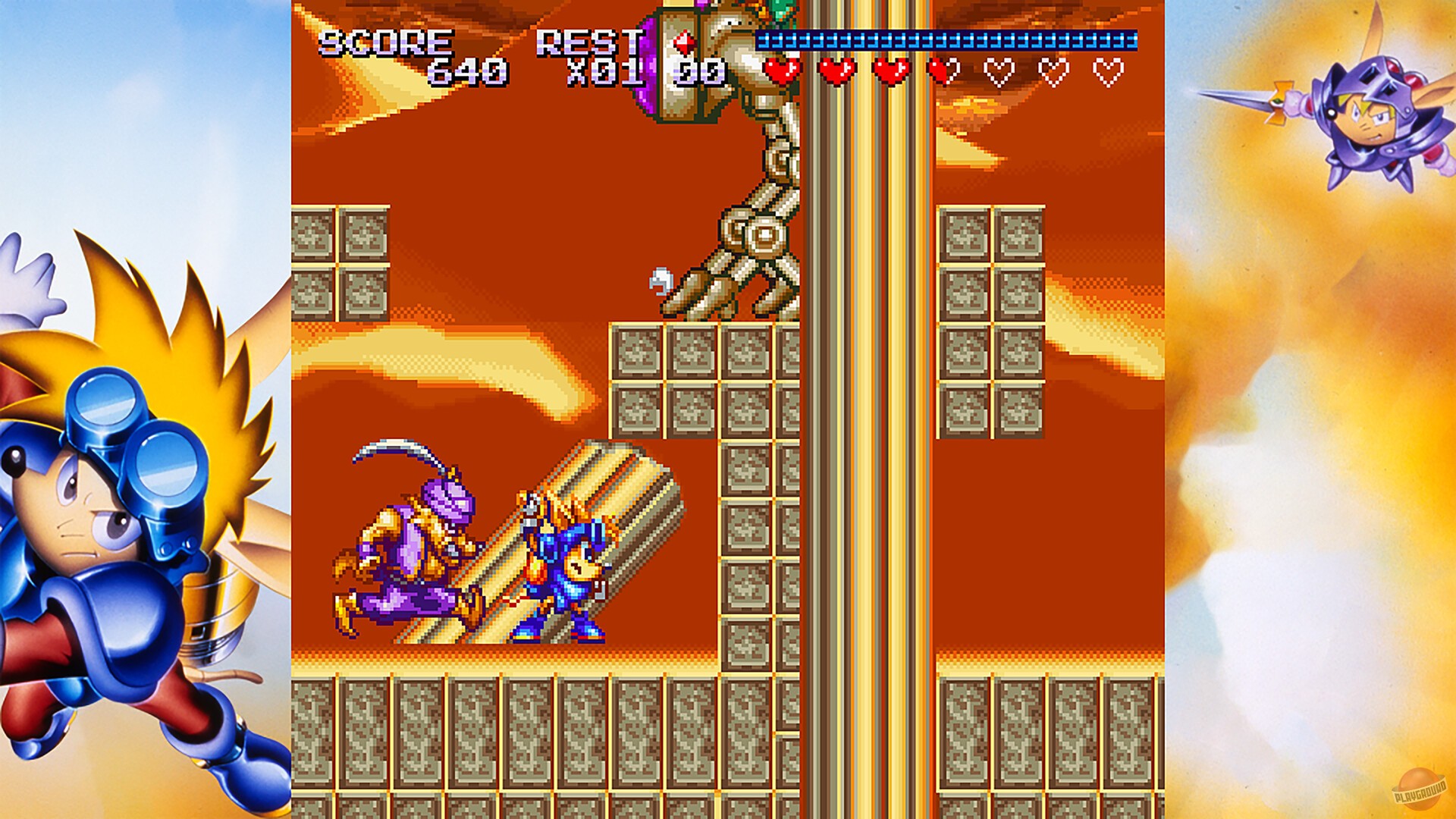 Скриншот из игры Rocket Knight Adventures: Re-Sparked! - 12