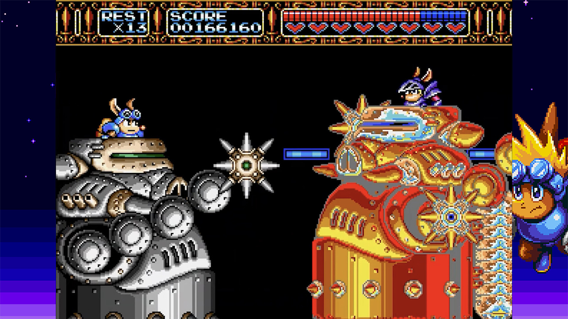 Скриншот из игры Rocket Knight Adventures: Re-Sparked! - 2