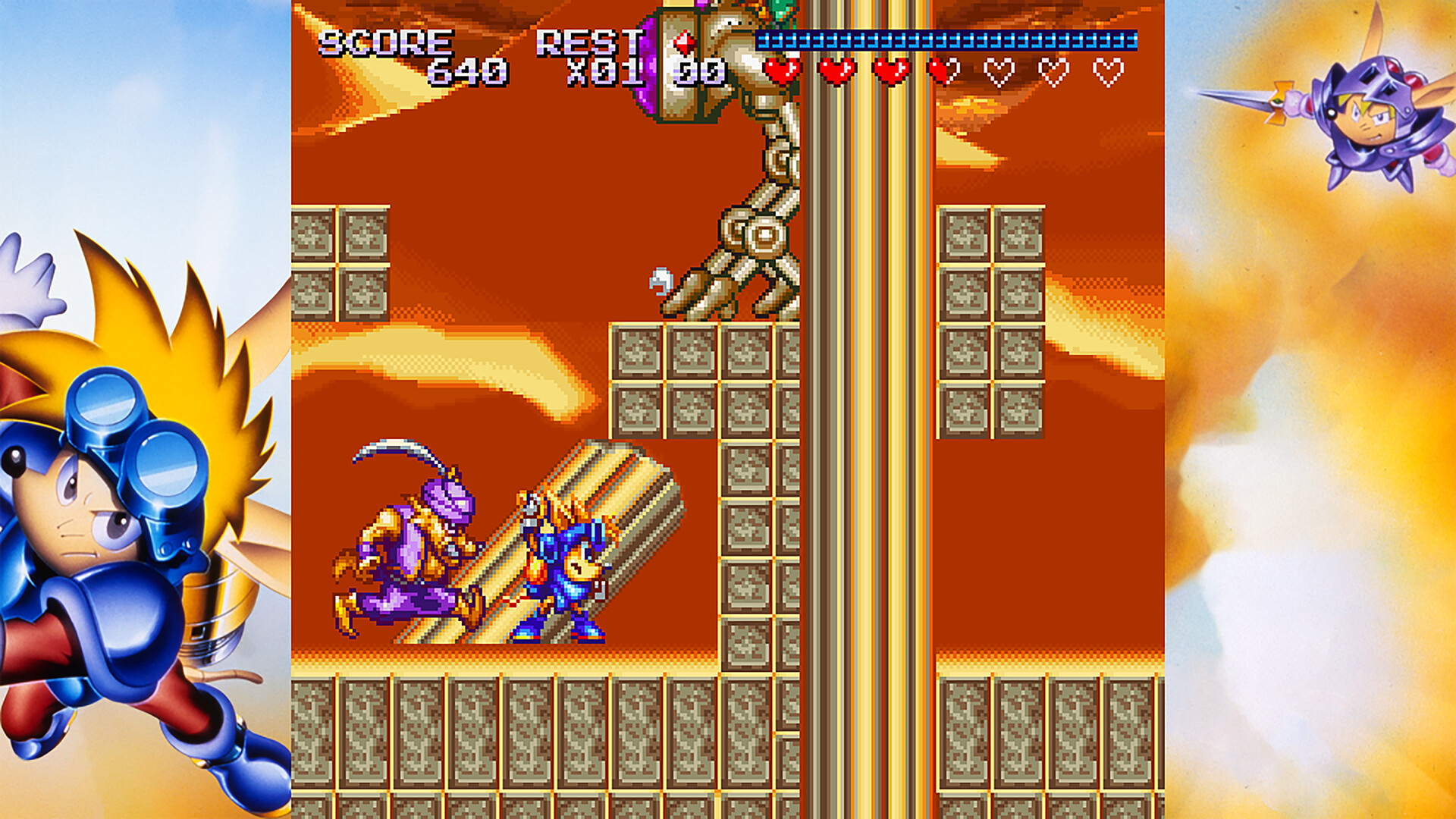 Скриншот из игры Rocket Knight Adventures: Re-Sparked! - 9