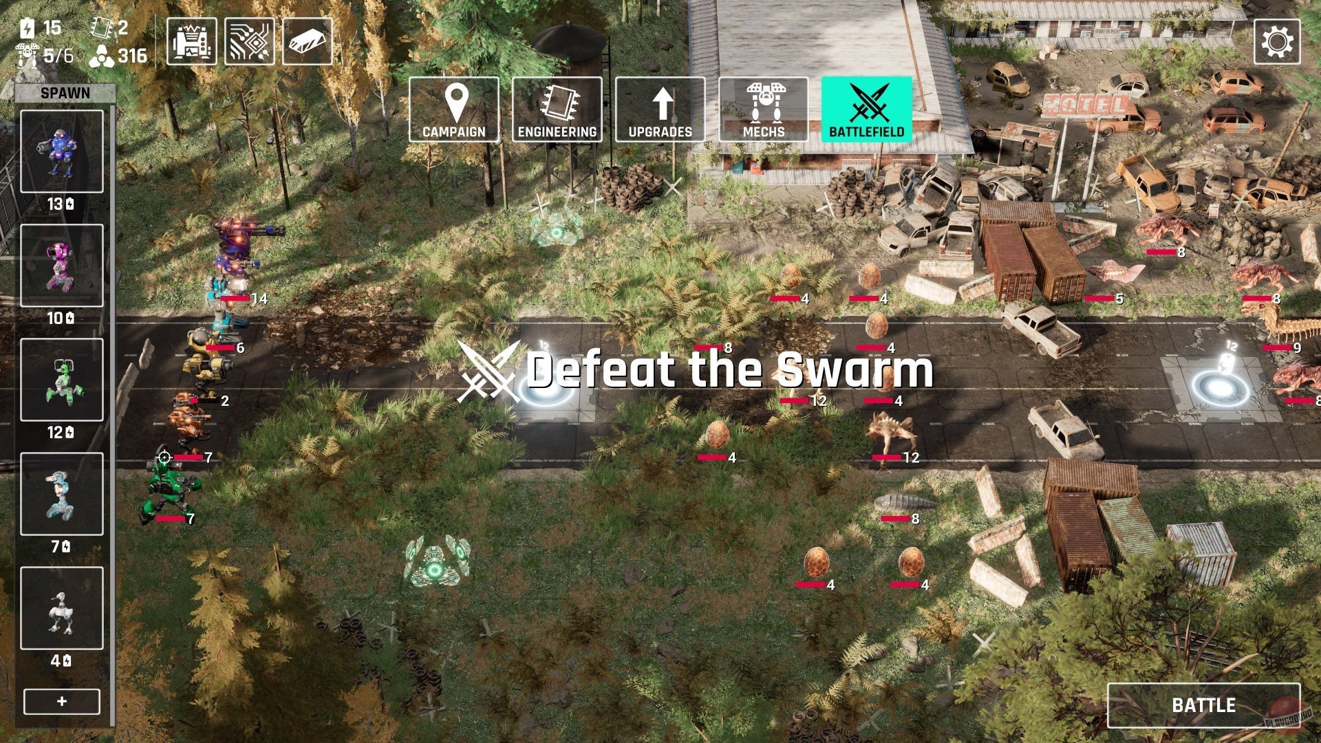 Скриншот из игры Mech Armada - 8