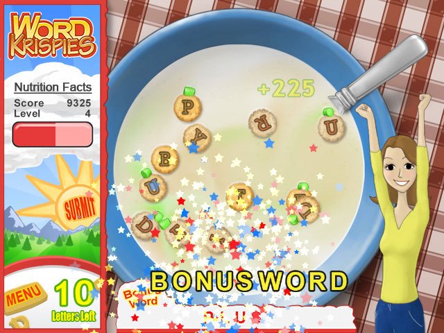 Скриншот из игры Word Krispies - 3