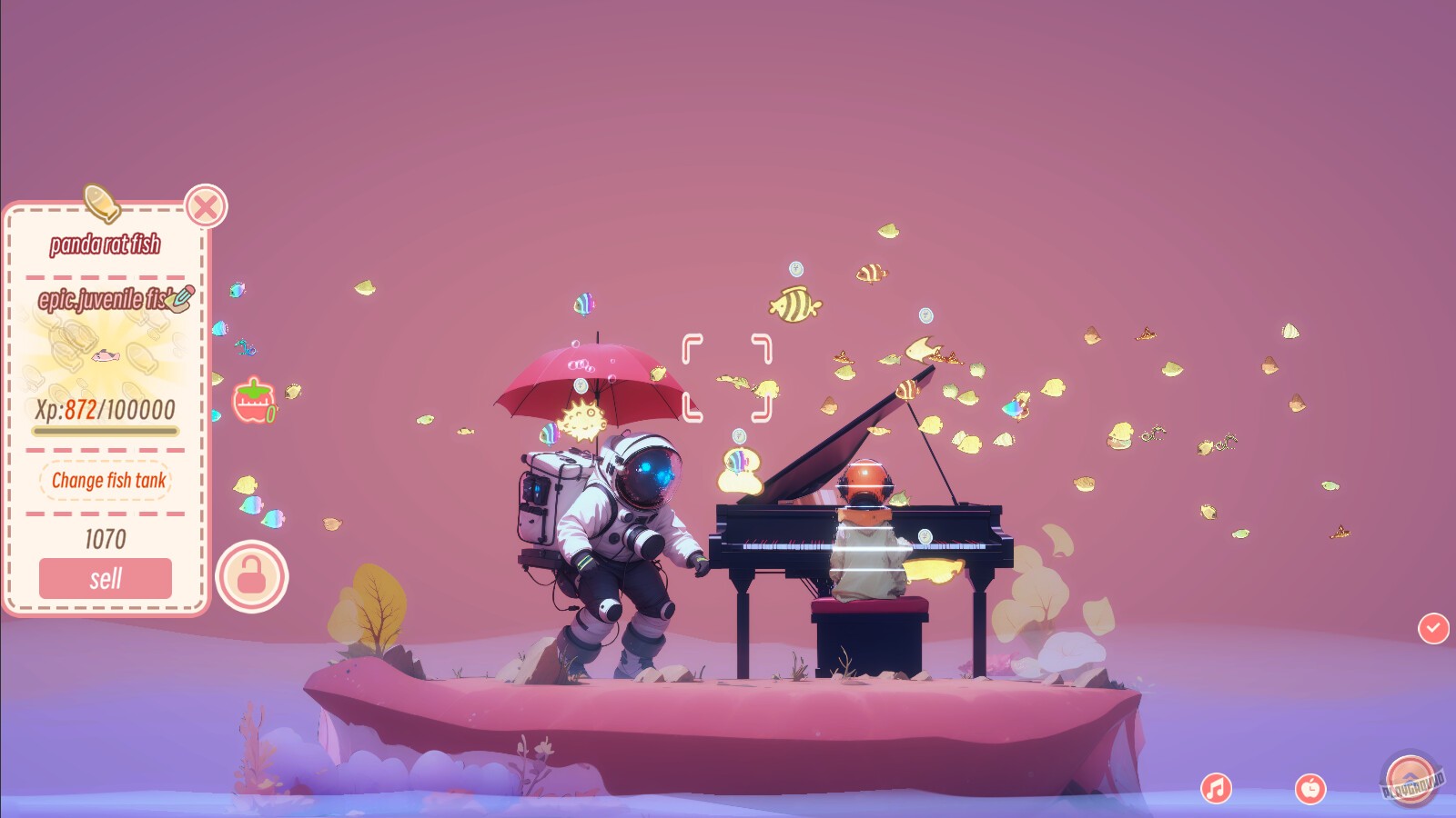 Скриншот из игры Lofi Aquarium - 1