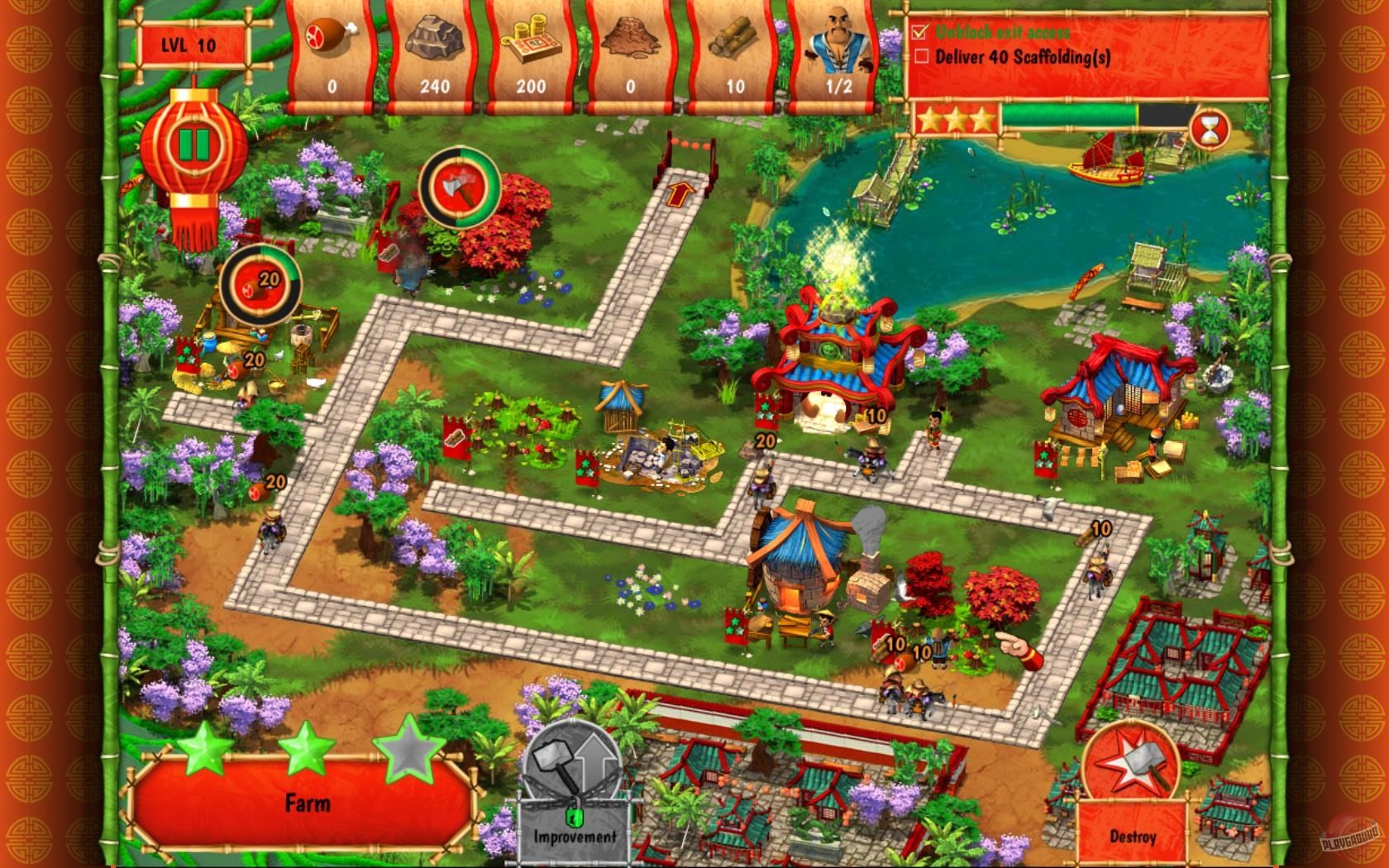 Скриншот из игры Monument Builders: Great Wall of China - 1