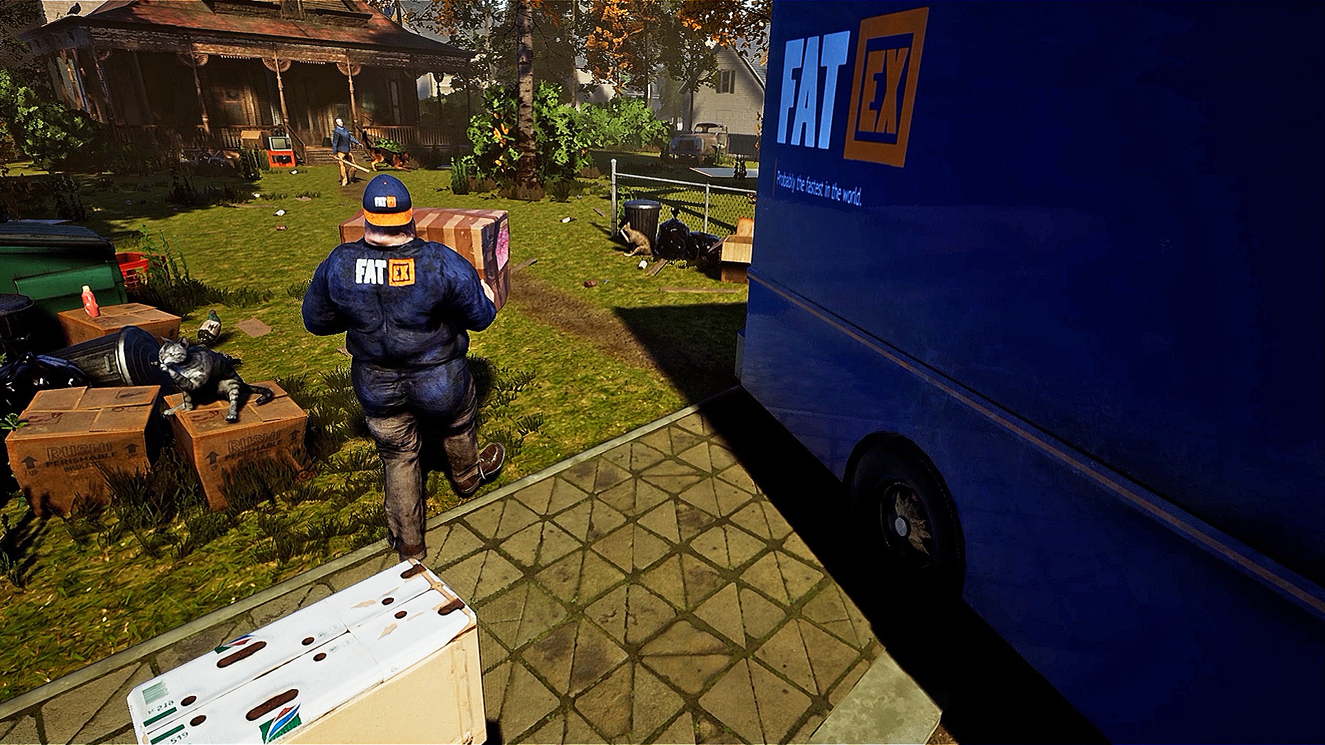 Скриншот из игры Fat[EX] Courier Simulator - 5