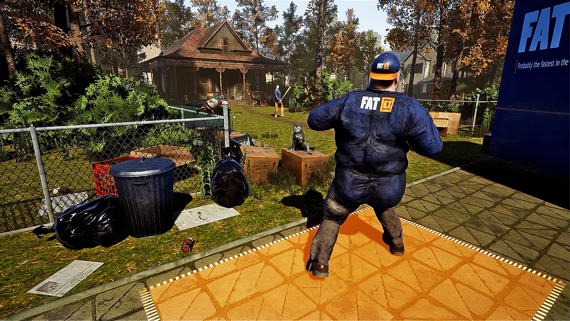 Скриншот из игры Fat[EX] Courier Simulator - 8