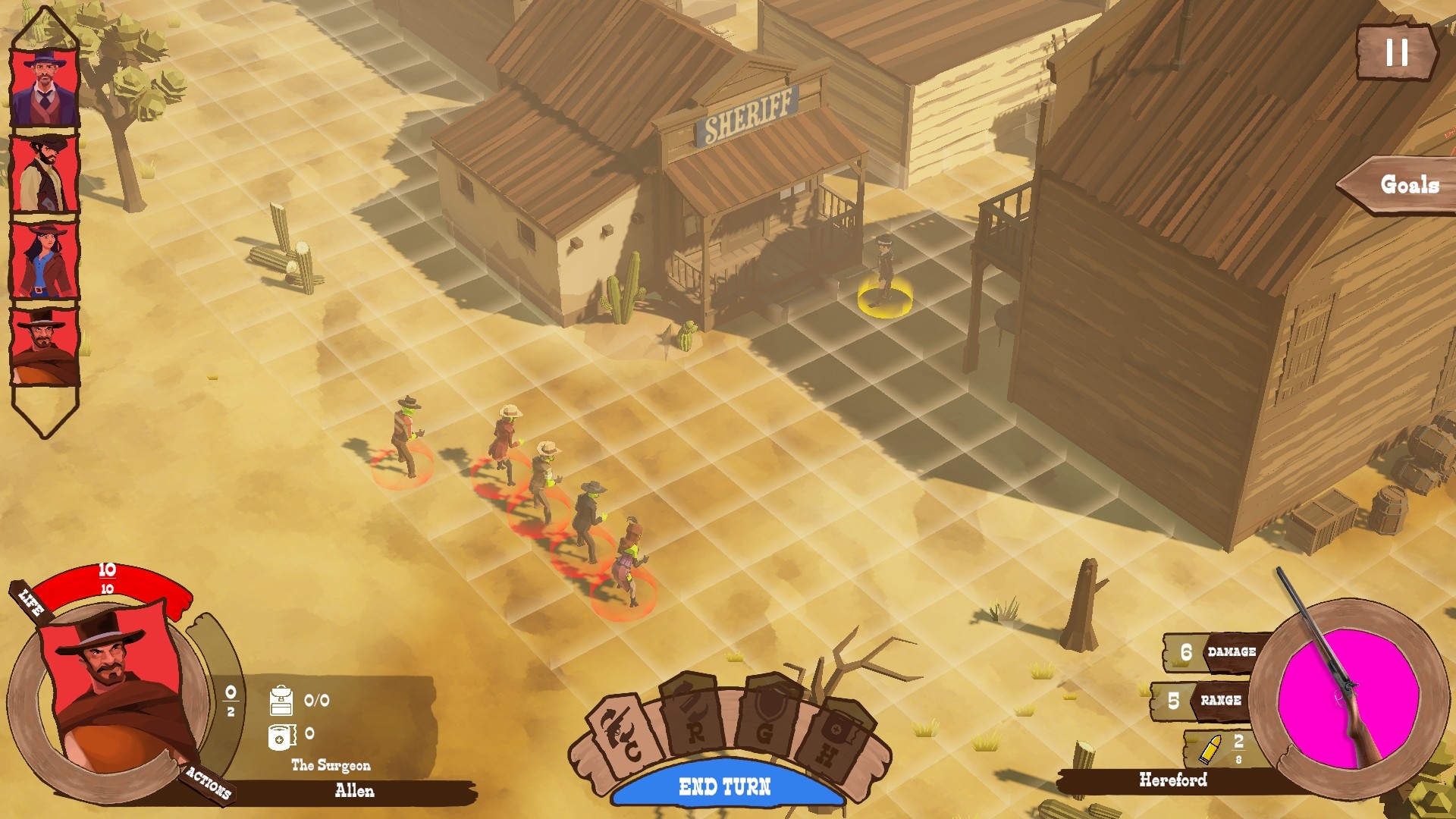 Скриншот из игры Gunslingers & Zombies - 2