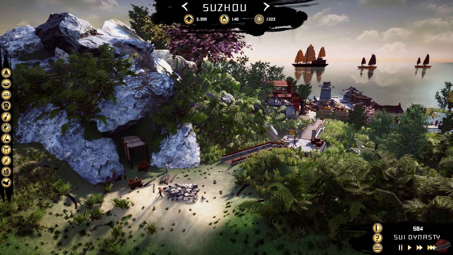Скриншот из игры Nanzou: The Divine Court - 1