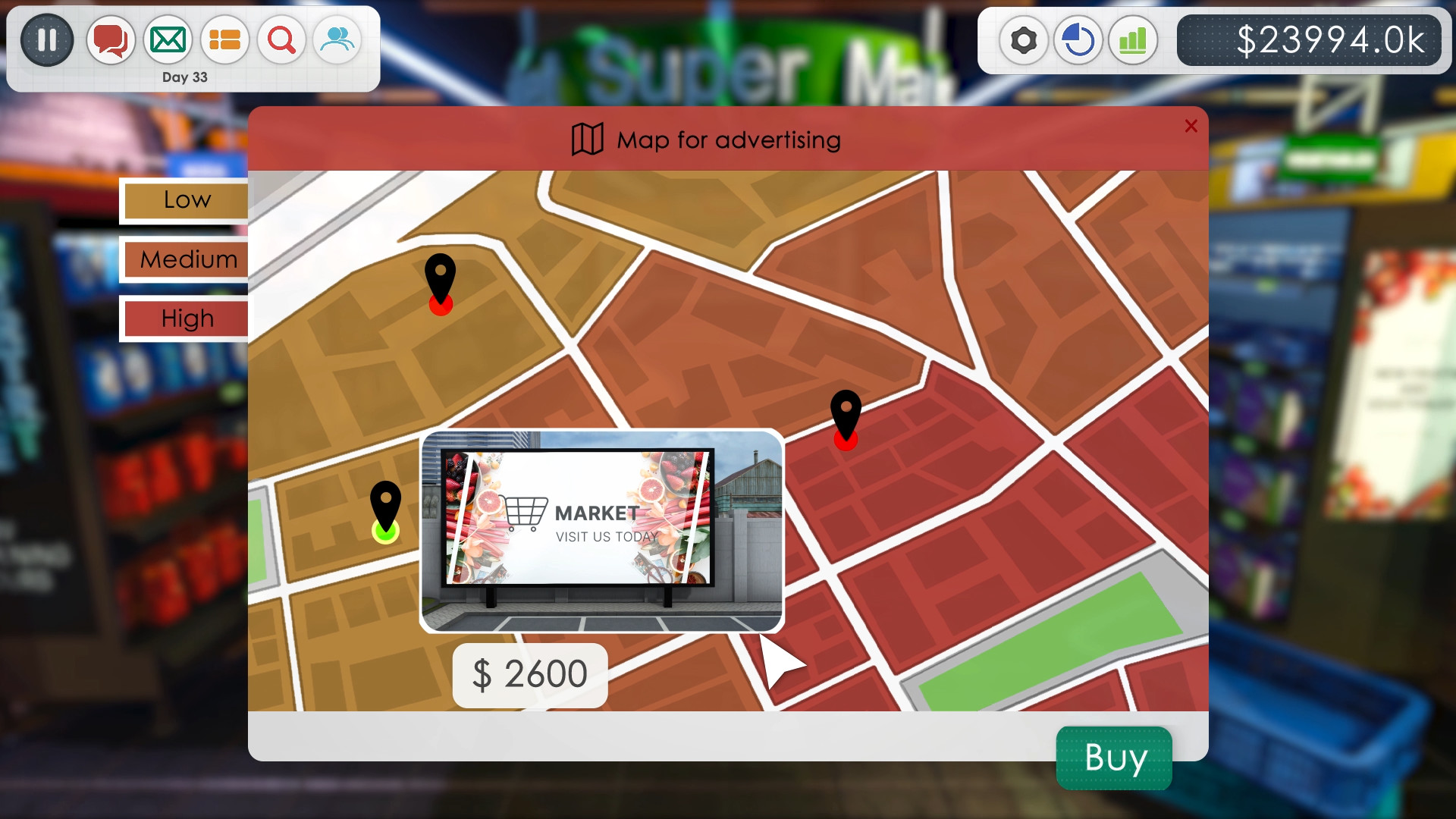 Скриншот из игры Supermarket Manager - 3
