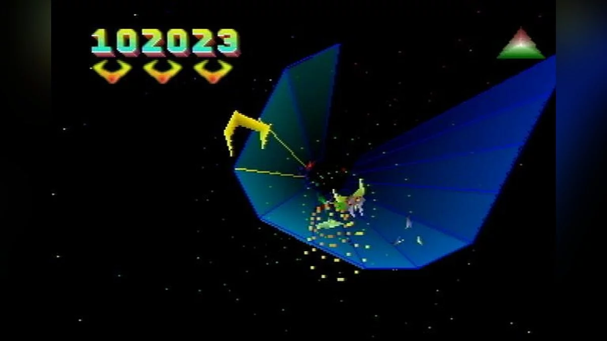 Скриншот из игры Tempest 2000 - 1