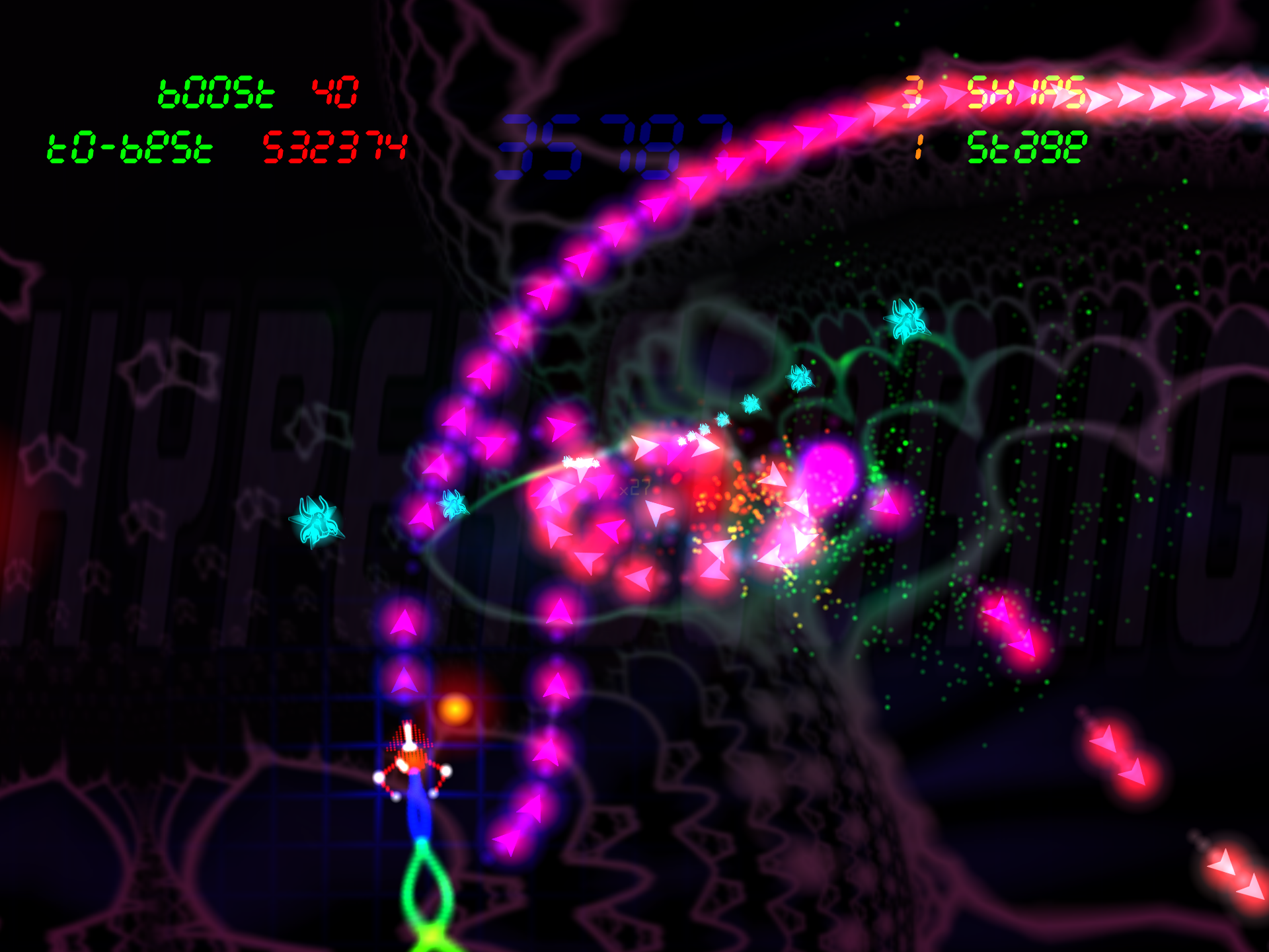 Скриншот из игры GridRunner Revolution - 54