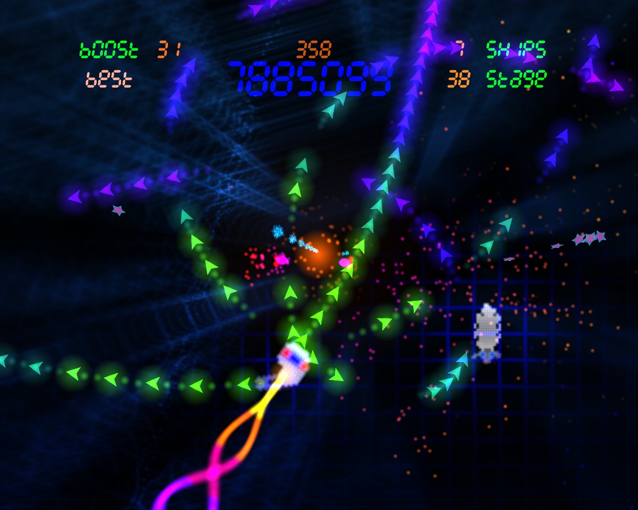 Скриншот из игры GridRunner Revolution - 25