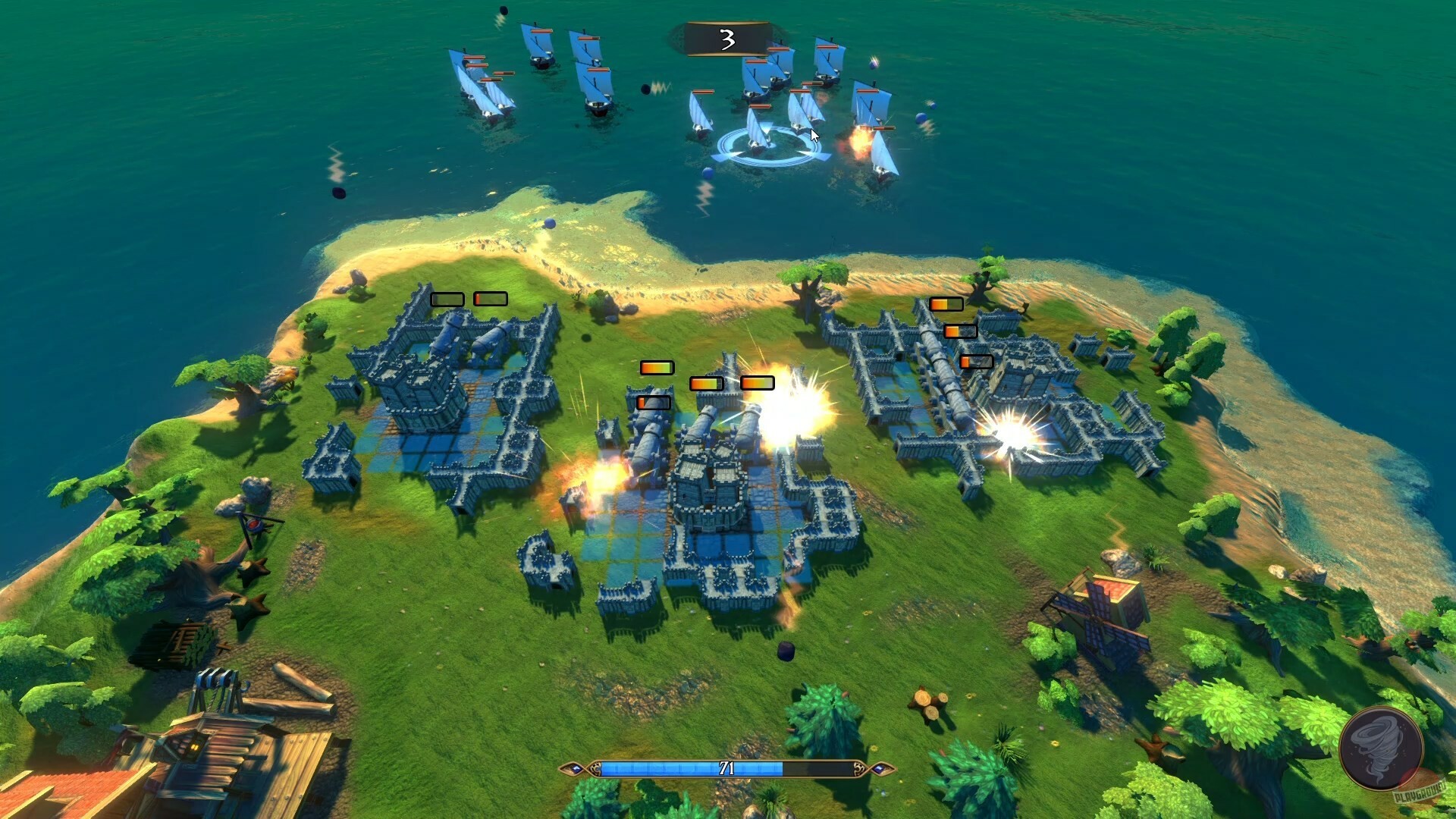 Скриншот из игры Siege Island - 2