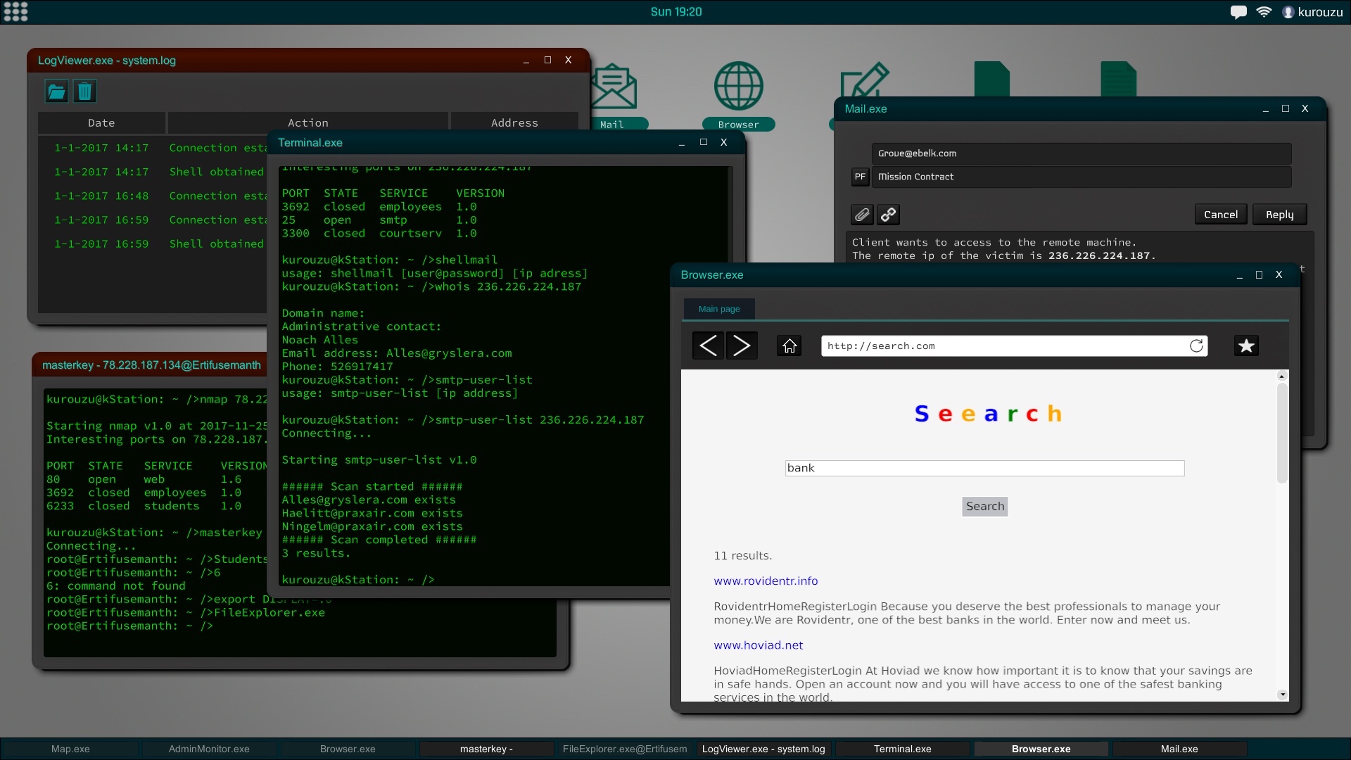 Скриншот из игры Grey Hack - 12