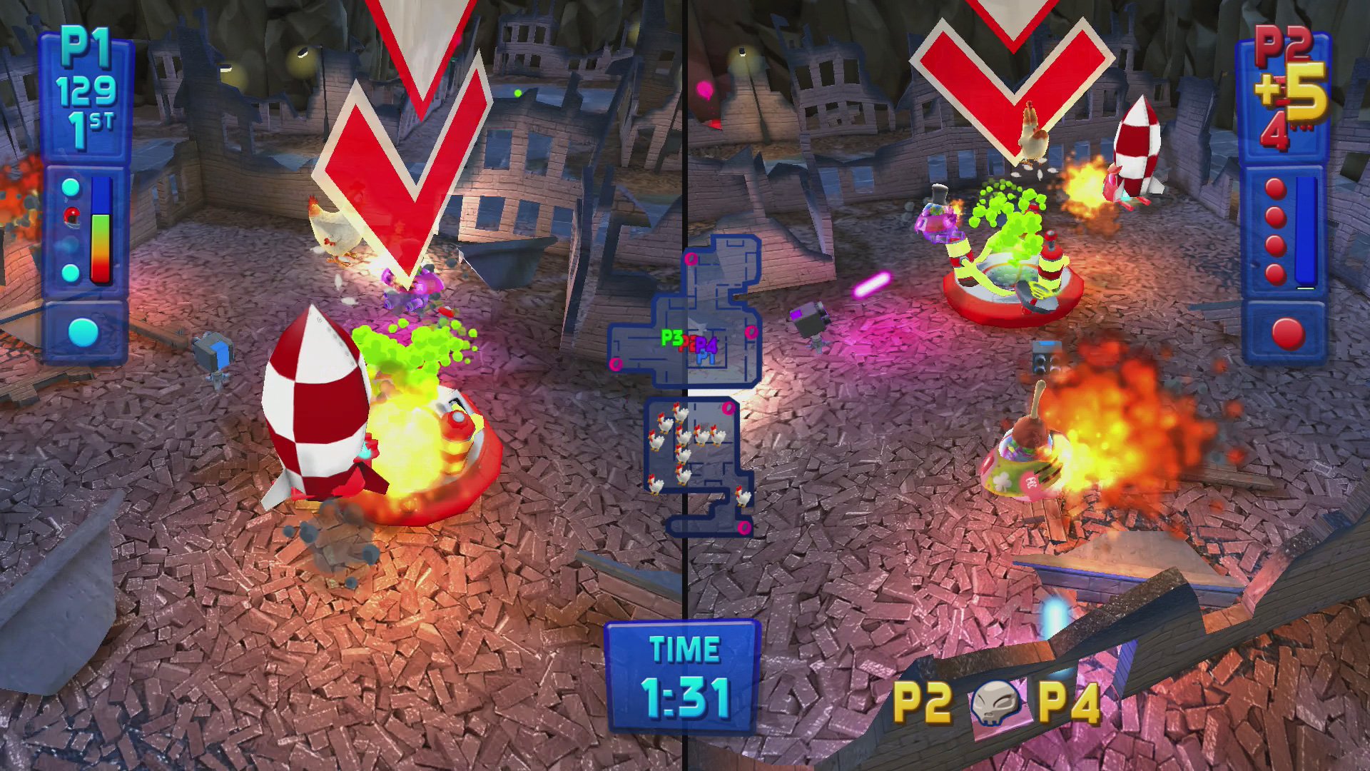 Скриншот из игры FLUSTER CLUCK - 4