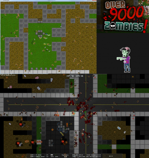 Скриншот из игры Over 9,000 Zombies! - 3