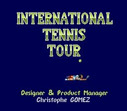 Скриншот из игры International Tennis Tour - 1