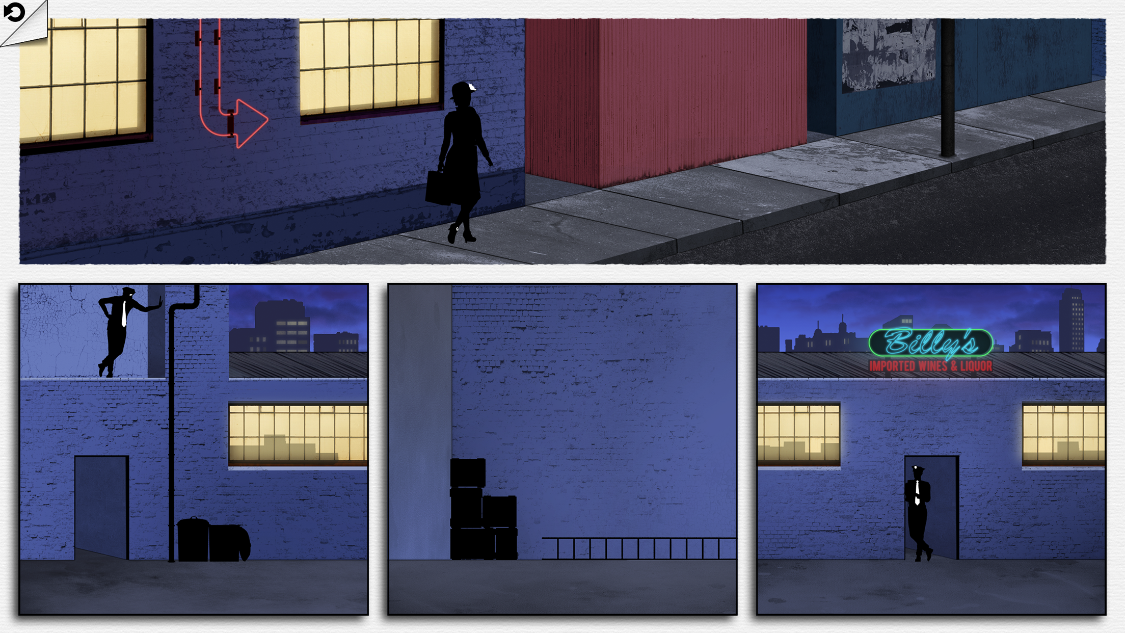 Скриншот из игры FRAMED - 1