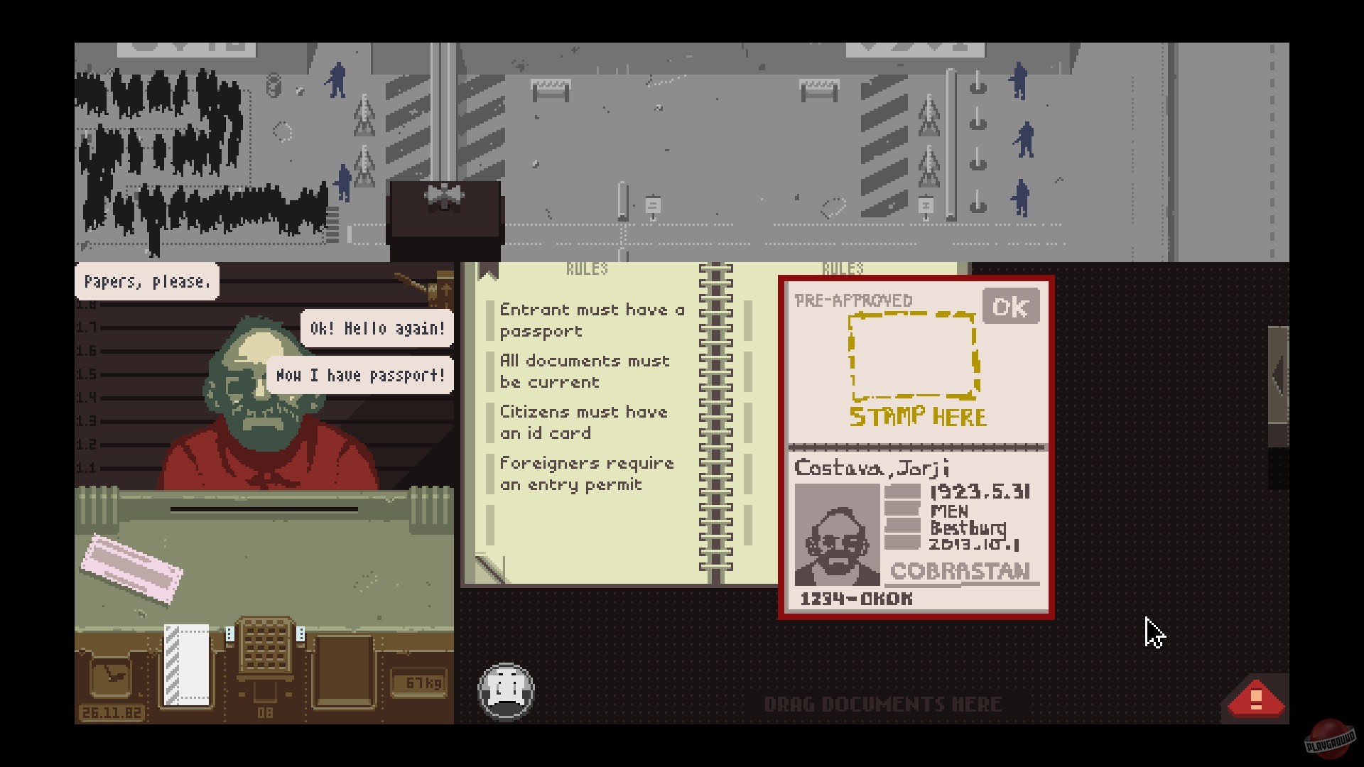 Скриншот из игры Papers, Please - 78