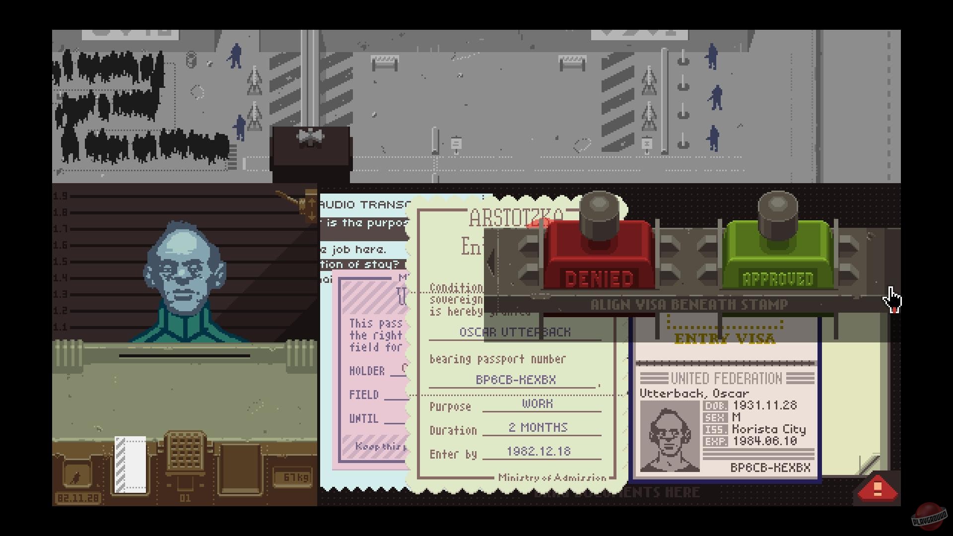 Скриншот из игры Papers, Please - 25