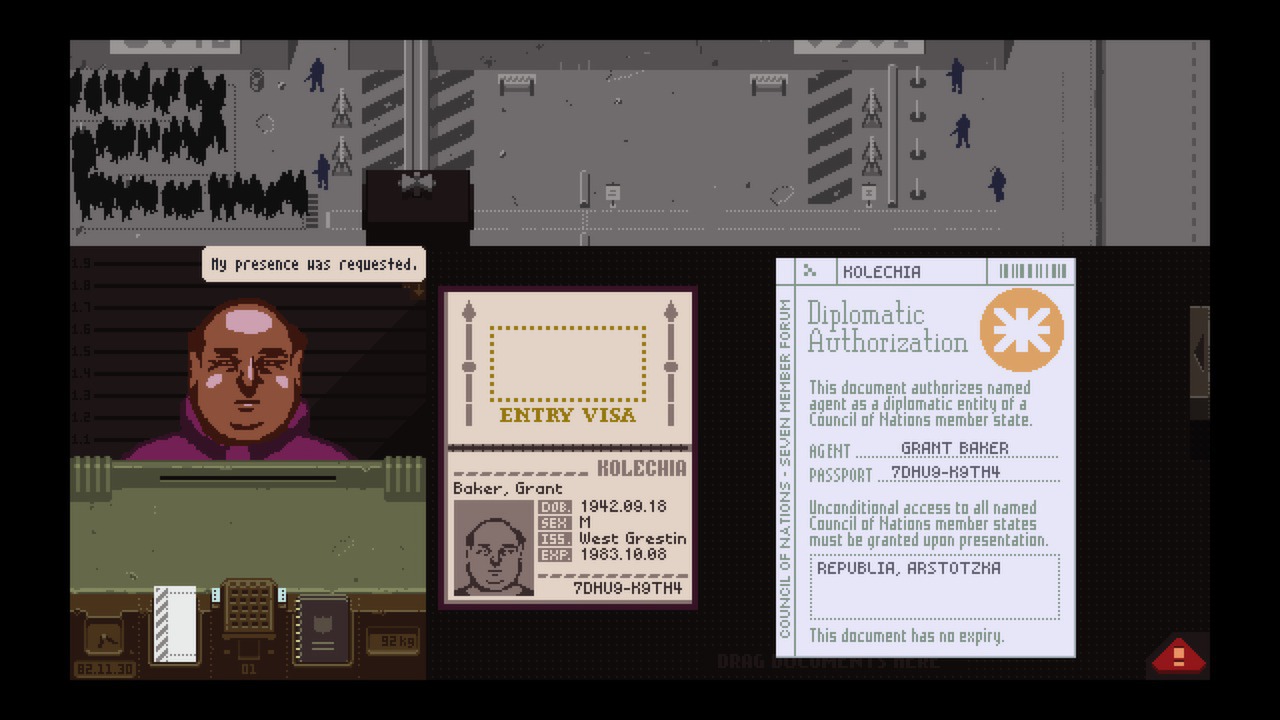 Скриншот из игры Papers, Please - 53